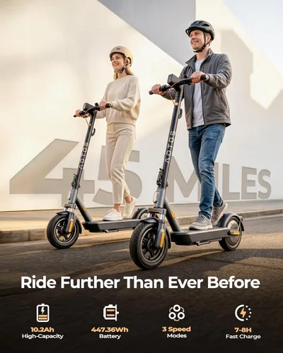 Vista 4 de Electric Scooter 45/28Miles Long Range Up to 20MPH