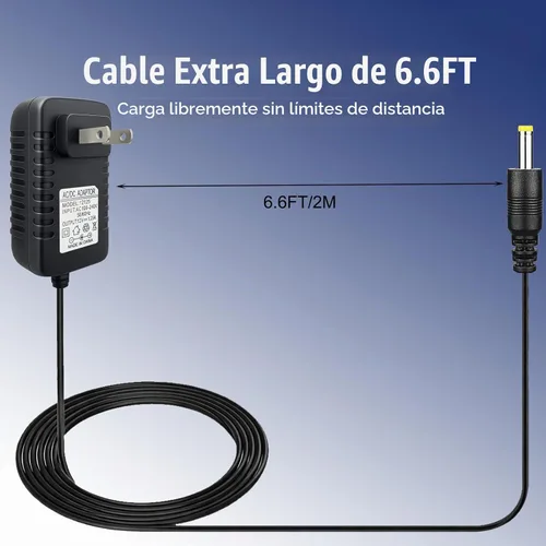 Vista 5 de Cargador adaptador de corriente de 15 W, repuesto para dispositivos Echo Dot y Echo Spot
