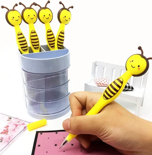 Vista 3 de 20 bolígrafos de gel de abejas lindas abejas, grandes suministros para el hogar y la oficina, regalo para mujeres, compañeros de trabajo