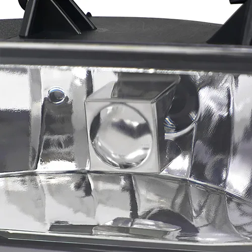 Vista 5 de SPEC-D TUNING Luces antiniebla transparentes de conducción + bombillas compatibles con Chevy Silverado 1999-2002 2000-2006 Tahoe Suburban izquierdo