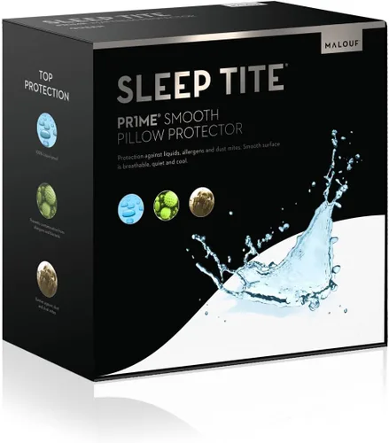 Vista 2 de SLEEP TITE PR1ME protector de colchón suave, 100% impermeable e hipoalergénico., Completo