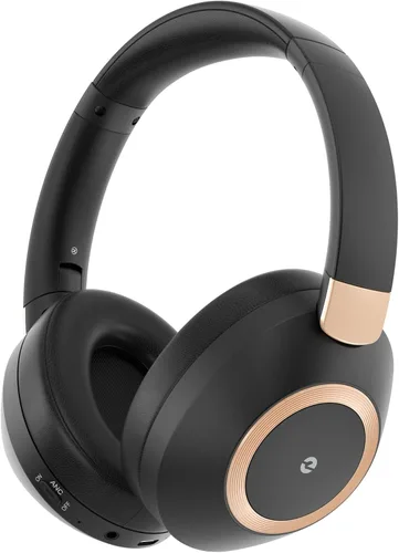 Vista 8 de Audífonos con cancelación activa de ruido, 100 horas de reproducción, auriculares Bluetooth inalámbricos, auriculares Bluetooth con micrófono