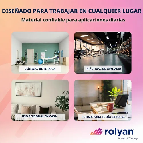 Vista 6 de SAMMONS Preston, herramienta de mano, con asa acolchada, ajustable Squeeze ergonómica y de hule, bandas de resistencia progresiva para Negro