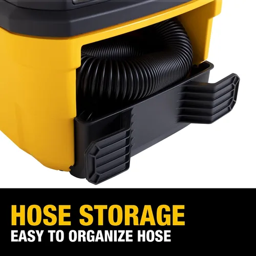Vista 7 de DEWALT DXV04T - Aspiradora portátil para húmedo y seco de 4 galones, color amarillo