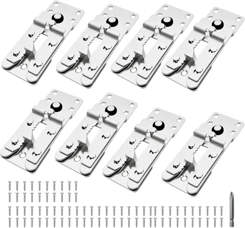 Vista 15 de 4 piezas de sofá seccional universal entrelazado, conectores de sofá seccionales, soporte de conector de sofá
