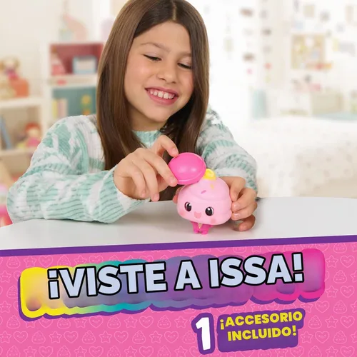 Vista 3 de My Squishy Little Ice Cream - Muñeca interactiva coleccionable con accesorios - ISSA