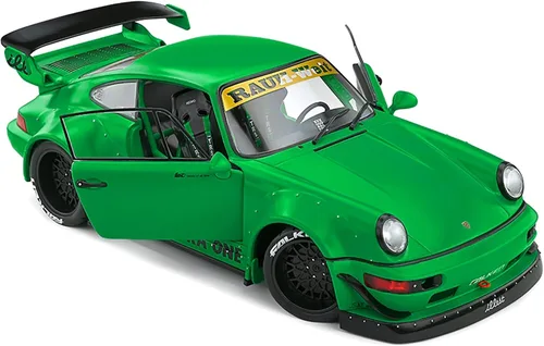 Vista 3 de Solido S1807502 1:18 2011 RWB 964-Pandora One Green Porsche Coche miniatura coleccionable para adulto unisex