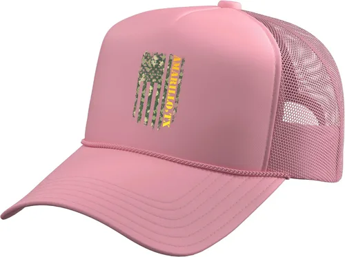 Vista 11 de Amarillo Texas Camouflage USA Flag Trucker Hat with Adjustable Mesh Back
