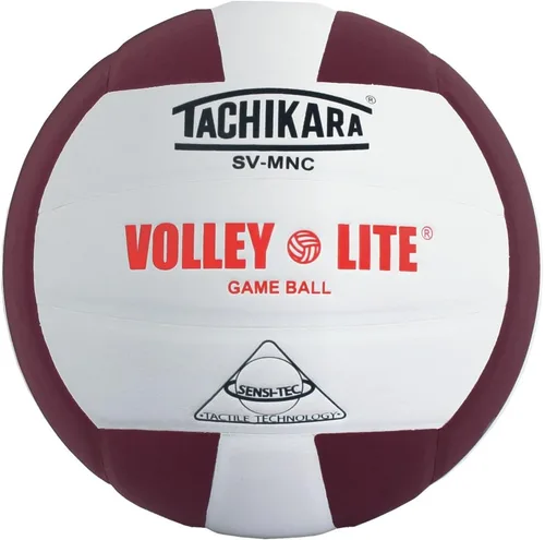 Vista 3 de Tachikara SVMNC balón de vóley liviano (negro/blanco)