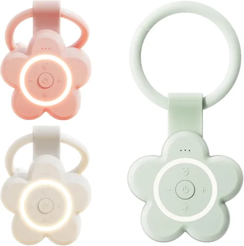 Vista 4 de Máquinas de sonido portátiles para bebés con temporizadores de ruido blanco calmante Ayuda para dormir para cochecitos de viaje 3.150x3.150x1.299 in