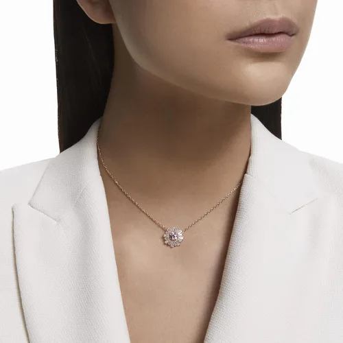 Vista 6 de Swarovski Sunshine Jewelry Collection, Pink Crystals, Rose Gold Tone Finish