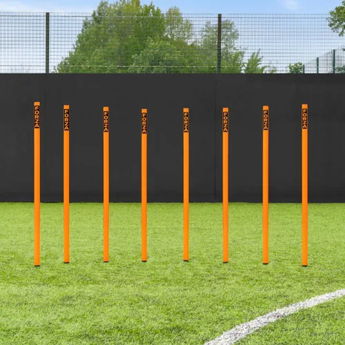 Vista 30 de FORZA Slalom - Bastones de agilidad Mejora la resistencia, la velocidad y el juego de pies Opciones de color, tamaño y base de goma disponibles