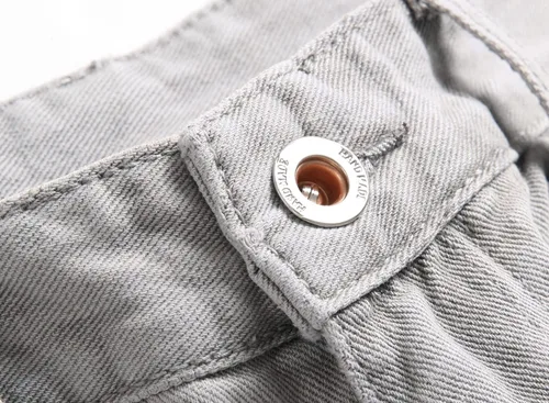 Vista 3 de AITITIA - Jeans rasgados de ajuste estándar para hombre