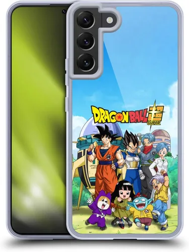 Vista 202 de Head Case Designs Funda de gel con licencia oficial de Dragon Ball Super Group Future Trunks Arc Characters [protección de grado militar] compatible
