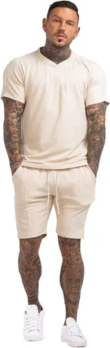 Vista 2 de GINGTTO Conjunto corto de 2 piezas para hombre conjunto casual de verano