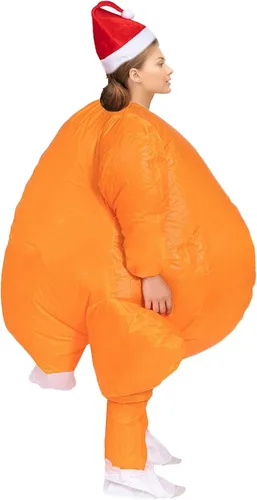 Vista 3 de YCHRLSO disfraz inflable de pavo