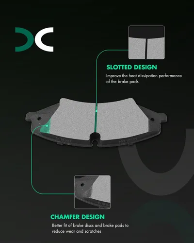 Vista 2 de SCITOO D1479 Kits de pastillas de freno semimetálicas para Land Rover Discovery 17, para Land Rover LR4 10-16, para Land Rover Range Rover 14-15 17
