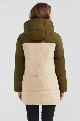 Vista 2 de Orolay - Abrigo de vellón para mujer, chaqueta de plumón de invierno engrosada