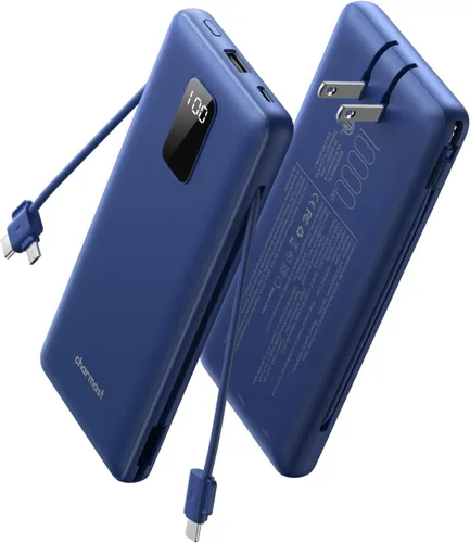 Vista 14 de Charmast - Cargador portátil con batería de 10000 mAh Púrpura