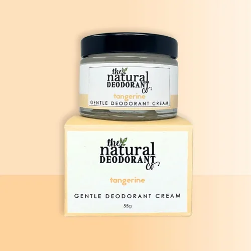 Vista 5 de The Natural Deodorant Co, Crema Desodorante Suave Mandarina 1.94 oz