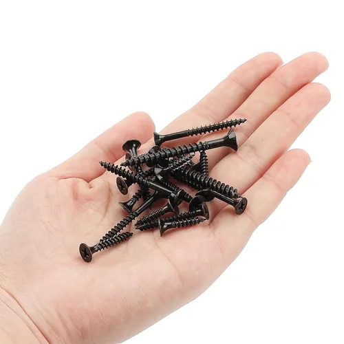 Vista 7 de Mr. Pen - Kit surtido de tornillos para madera, 152 piezas, negro, puntas Phillips, tornillos de madera surtidos, 6 tamaños