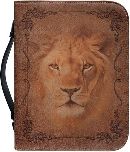 Vista 34 de Cubierta de la Biblia de diseño personalizado Funda de libro con cremallera de cuero PU Funda de transporte de Biblia multifunción Regalo