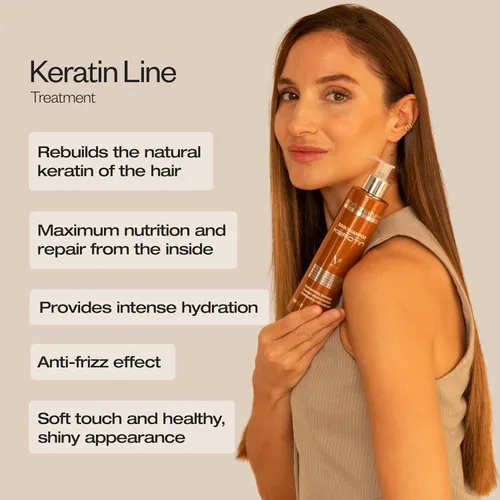 Vista 3 de abril et nature - Champú Profesional de Peluquería Queratina - Reparaciones y Reestructuras - Para Cabello Natural Sin Borro - Acción Ultrarápida