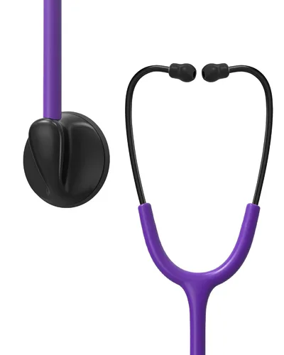 Vista 13 de Estetoscopio de una sola cabeza para médicos/enfermeras/estudiantes de escuela de enfermería, uso médico y doméstico con etiqueta de nombre de Tubo