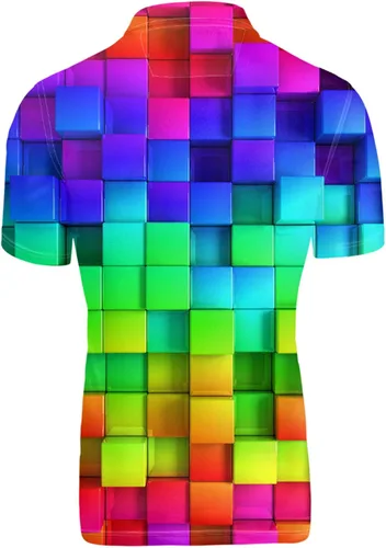 Vista 2 de HUGS IDEA Camisa Aloha de manga corta para hombre y adulto