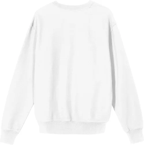 Vista 4 de Bioworld Spy x Family Group Image - Sudadera blanca con cuello redondo para mujer