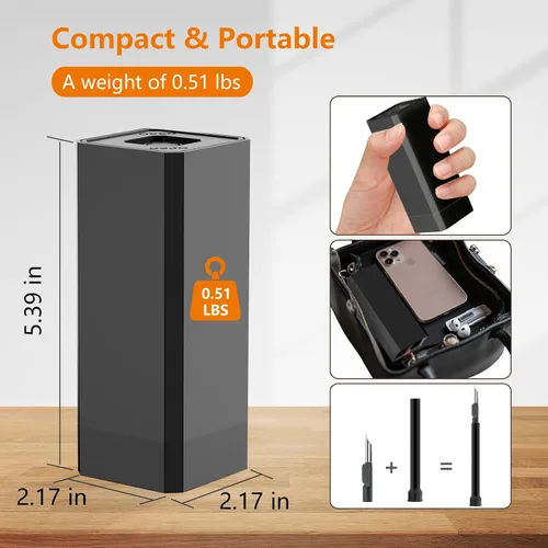 Vista 7 de Kit de limpieza de teléfono celular, kit de limpieza para iPhone para puerto de carga, kit de limpieza de teclado para Airpods/Android/USB