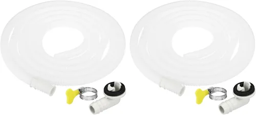 Vista 10 de PATIKIL Kit de drenaje de aire acondicionado de 3.3 pies, conector de drenaje universal, manguera de drenaje de CA con abrazadera para grifo