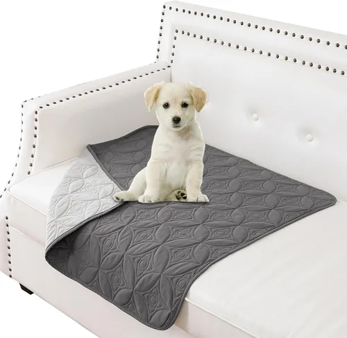 Vista 37 de Manta impermeable para perro, 30 x 30 pulgadas, fundas de sofá para mascotas pequeñas para sofá, silla, cama, protector de muebles de perros