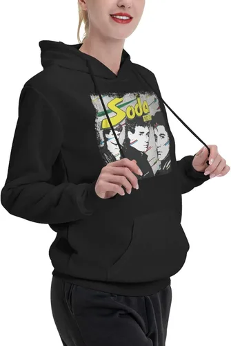 Vista 4 de Soda Stereo Soda - Sudadera con capucha de manga larga para mujer
