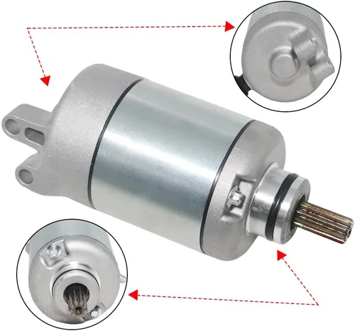 Vista 2 de Motor de arranque de motocicleta para OEM: 2C0-81890-00 para Yamaha FZ6 FZ6R para Yamaha XJ6F/XJ6FA Diversion F para Yamaha XJ6S/XJ6SA Diversion