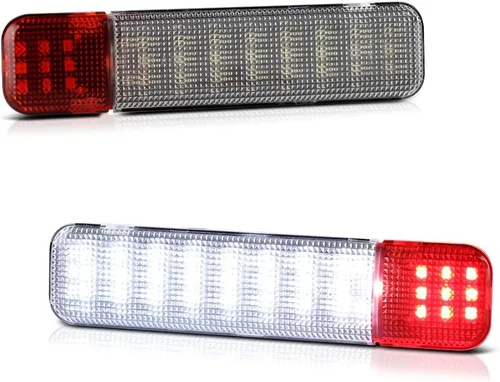 Vista 8 de [Lente roja completa] Para Silverado Sierra C/K Pickup Suburban Yukon Tahoe 1500 2500 3500 Avalanche Cadillac Escalade SMD LED Luces de panel