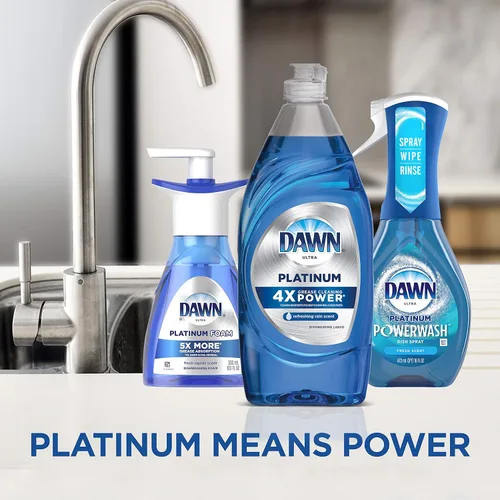 Vista 10 de Dawn Platinum - Jabón líquido para lavavajillas, aroma a lluvia refrescante, 479 ml