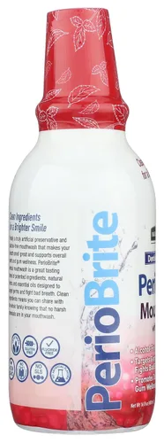 Vista 5 de Enjuague bucal Nature's Answer PerioBrite, sin alcohol, paquete de de 1