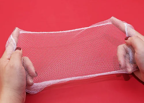 Vista 2 de ONLYKXY 50 piezas de cubierta de barba de nailon blanco protector de barba para hombres, servicio de alimentos, cocina, limpieza, construcción
