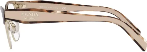 Vista 3 de Gafas Prada PR 65 YV KOF1O1 MarrónOro Pálido
