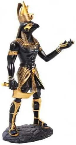 Vista 2 de Pacific Giftware Estatua egipcia de la decoración del hogar de Horus hecha de polires