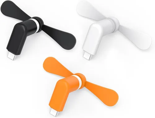 Vista 14 de Paquete de 3 ventiladores portátiles para teléfono celular compatible con iPhone 14/14Pro Max/13/13 Pro Max/12/12 Pro Max/11/11 Pro/11 Pro
