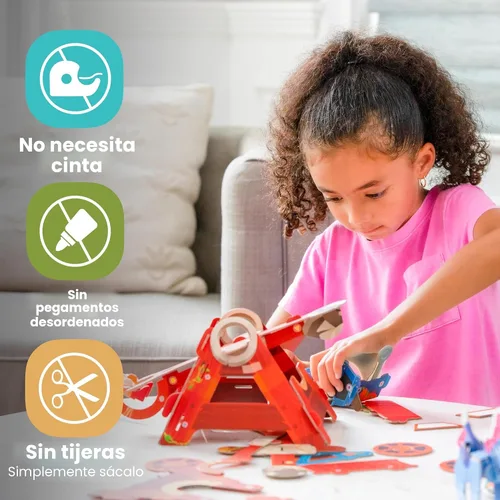 Vista 4 de Catapult - Lanzador de gnomos, juguete STEM seguro para niños de 3 años en adelante, para imaginación, aprendizaje y juego educativo con historias