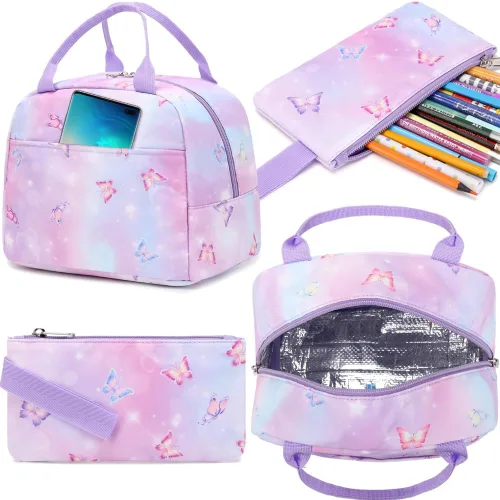 Vista 6 de Meisohua Mochila para niñas y escuelas primarias, mochila escolar para niños, bolsas escolares ligeras para niñas y niños