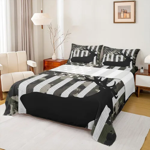 Vista 38 de Erosebridal Happy Camping - Juego de sábanas tamaño individual para niños, diseño de animales del bosque del bosque, para bebés, niños y niñas