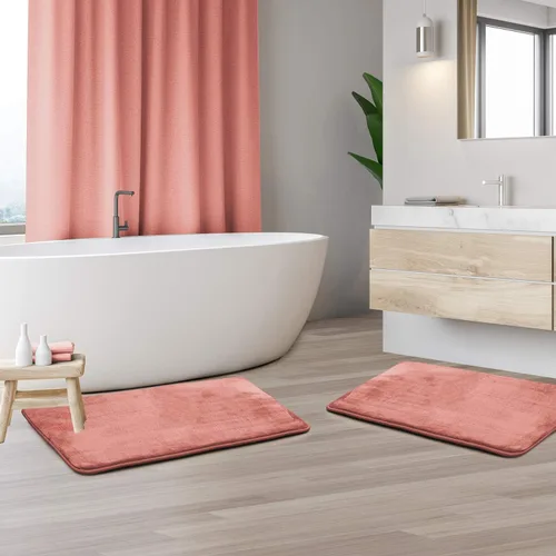 Vista 59 de Clara Clark Alfombra de Baño 24" x 17" - Alfombras de Baño, Tapete de Baño de Espuma Viscoelástica, Afelpado, Acogedor, Ultra Suave, Antideslizante