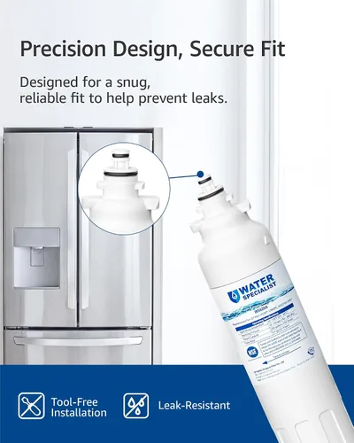 Vista 6 de Waterspecialist ADQ73613401 Filtro de agua para refrigerador, repuesto para LG® LT800P®-6 meses/200 galones, ADQ73613408, ADQ73613402, ADQ75795104