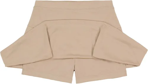 Vista 3 de Nautica Uniforme Escolar para Niñas Falda Pantalón Plisada de Rendimiento Amigable para Necesidades Sensoriales Caqui