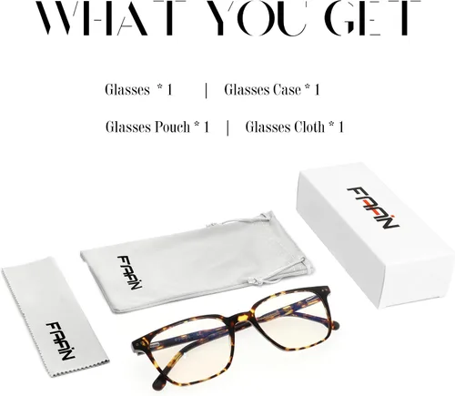 Vista 7 de FAA'N Gafas de luz azul para mujeres y hombres, falsos transparentes, para computadora, juegos, moda, cuadrados, aviador, sin receta