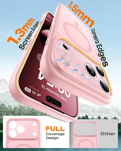 Vista 242 de TOCOL Funda para iPhone 11, compatible con Magsafe, protección completa de cámara, imanes integrados, protección contra caídas, funda translúcida